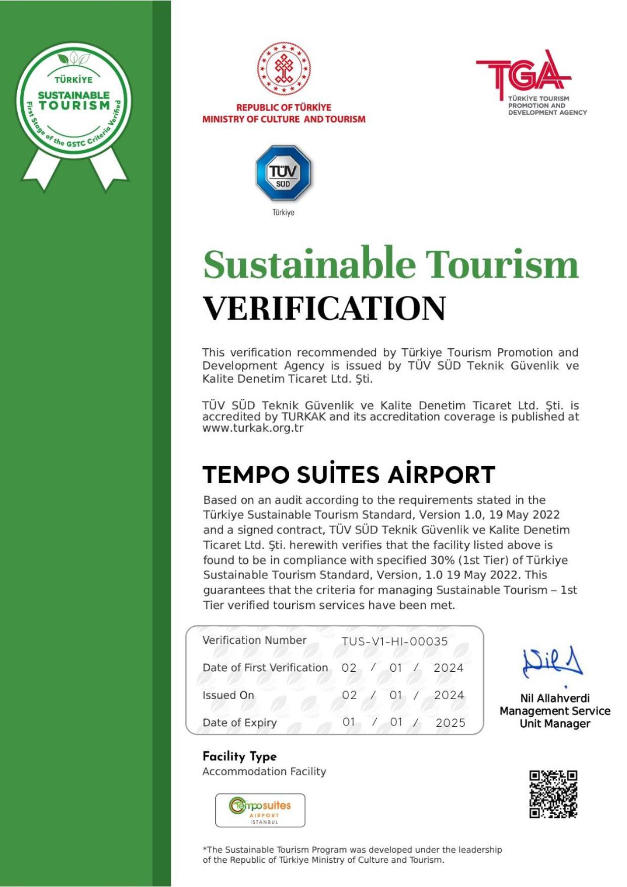 Tempo Suites Airport Istanbul Ngoại thất bức ảnh